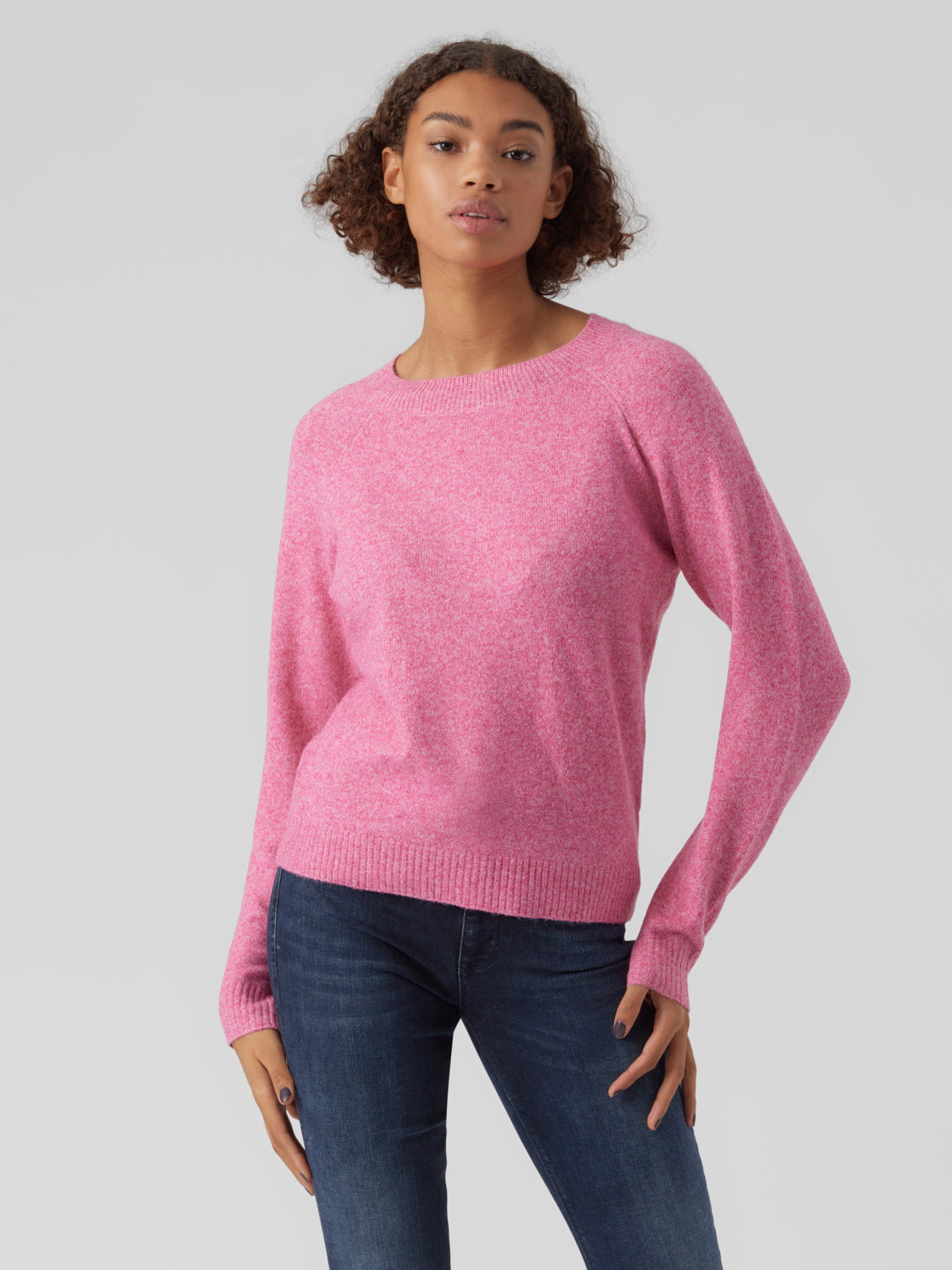 VMDOFFY Pullover - Pink Yarrow